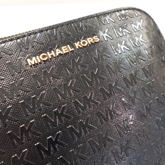 Michael Kors Medium Crossbody Handbag /Purse Black dome - Picture 8 of 15